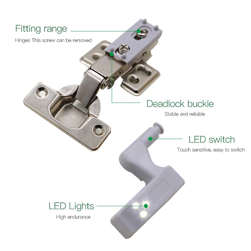 (New Year Hot Sale- 50% Off) Hinge LED Light- (Buy 10 Get 6 Free Now)