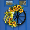 🌻Sunflower bow & Watering can Wreath🌺