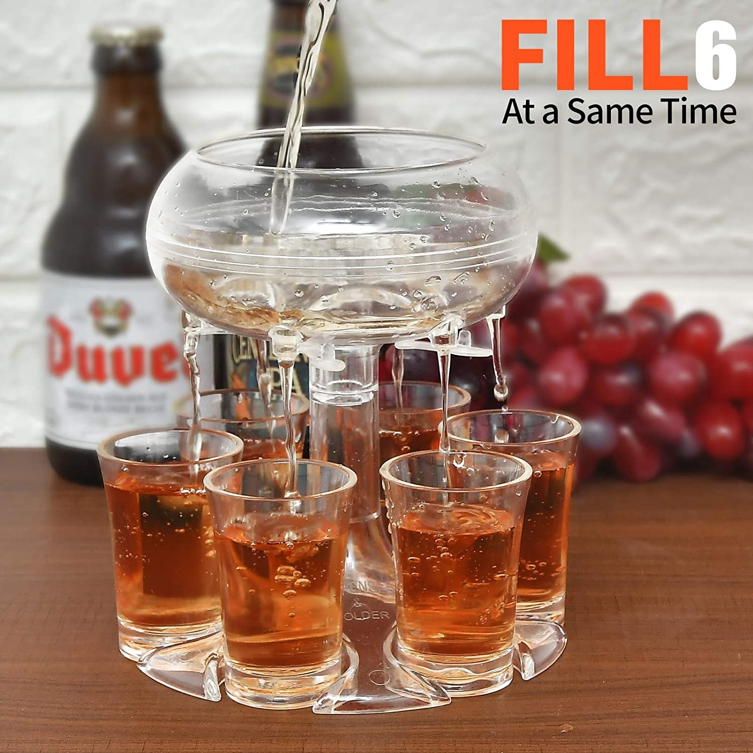 🥂New Year Sale 60% OFF🥂6 Shot Glass Dispenser and Holder - BUY 2 FREE SHIPPING