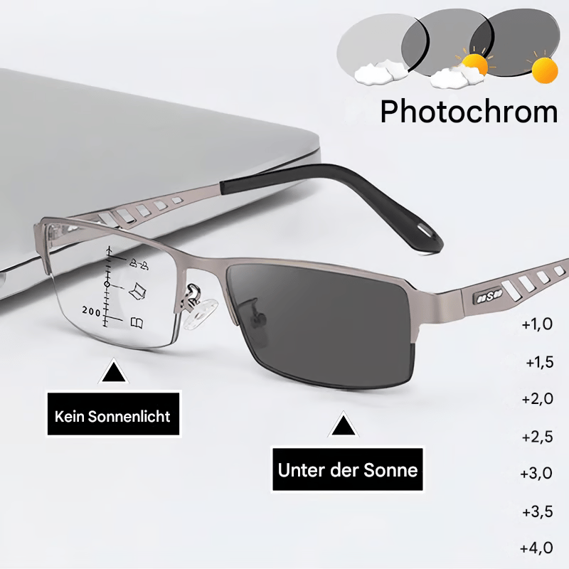 🔥ULTRALEICHTE MULTIFOKALE PHOTOCHROME LESEBRILLE