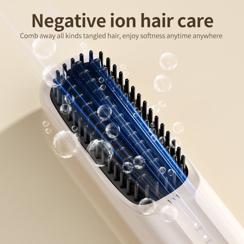 🎁TikTok Last Day Promotion -80% OFF🔥USB Cordless Negative Ion Hair Straightening Comb⚡Buy 2 Get Free Shipping