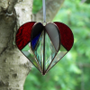 Handmade Stained Heart-shaped Suncatcher