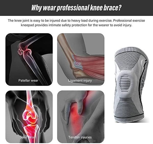 Knee support for relief, stabilization and activation