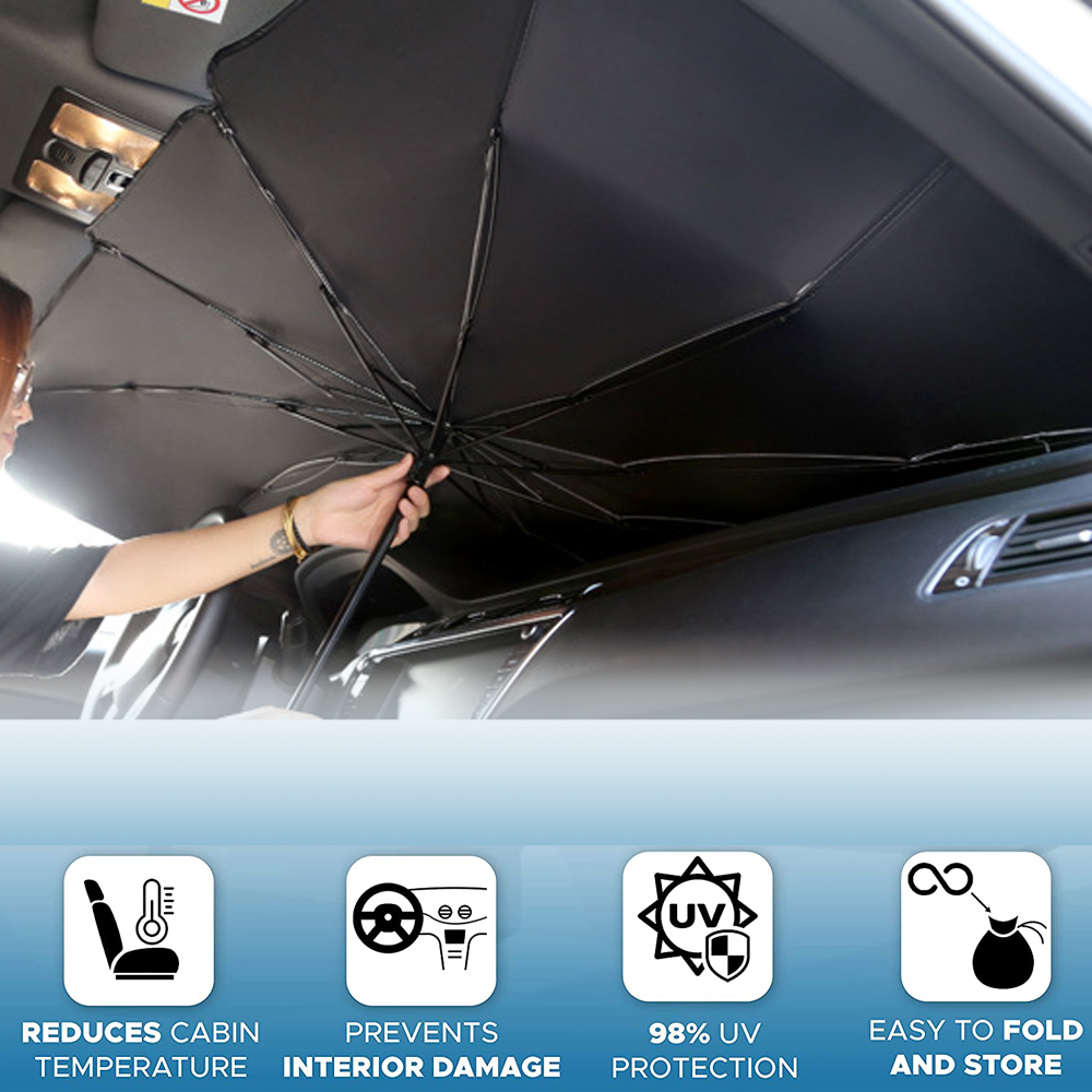 Summer Hot Sale🔥Foldable Car Sun Umbrella-Block Heat UV