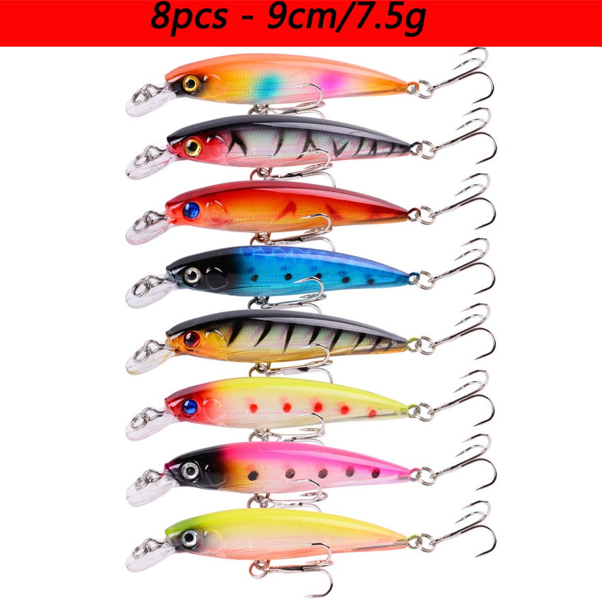 🎣 Summer Sale-50% OFF🐠Mixed Minnow Fishing Lure Set