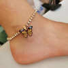 BUTTERFLY CHARMING RHINESTONE ANKLET BRACELETS-BUY 2 FREE SHIPPING