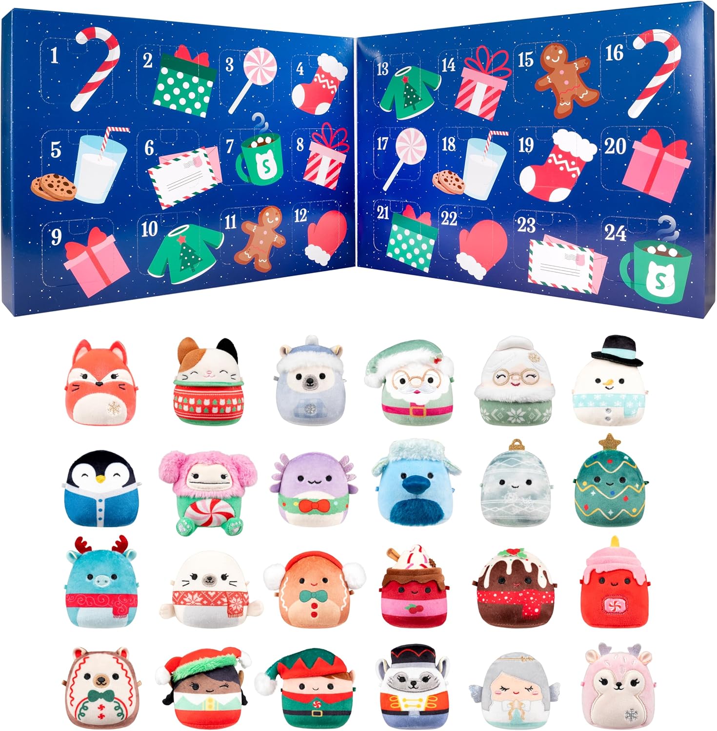 🎄TikTok Christmas Sale -70% OFF✨24-Day Holiday Plush Advent Calendar