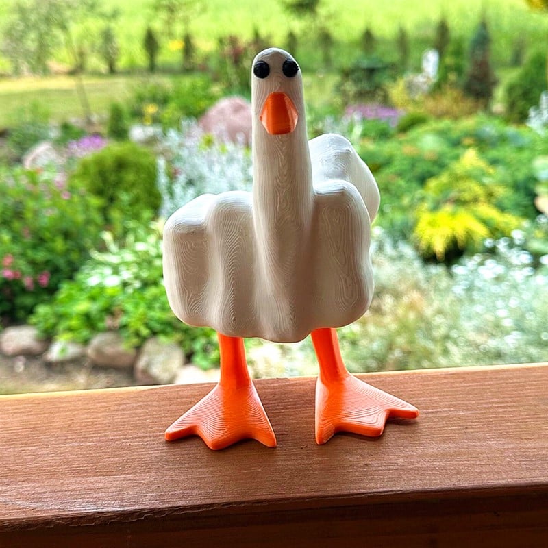 (🔥Last Day Promotion - 50%OFF) Middle finger duck-The Duck You