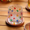 Italian Snowflake Art Rocking Whiskey Glass