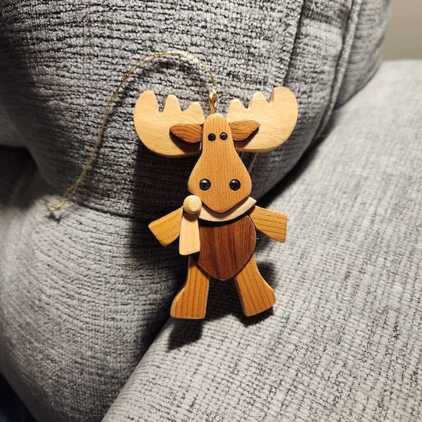 🎄🎅Christmas Presale - 49% OFF🎄-Hand-Carved Wooden Animal Christmas Ornaments