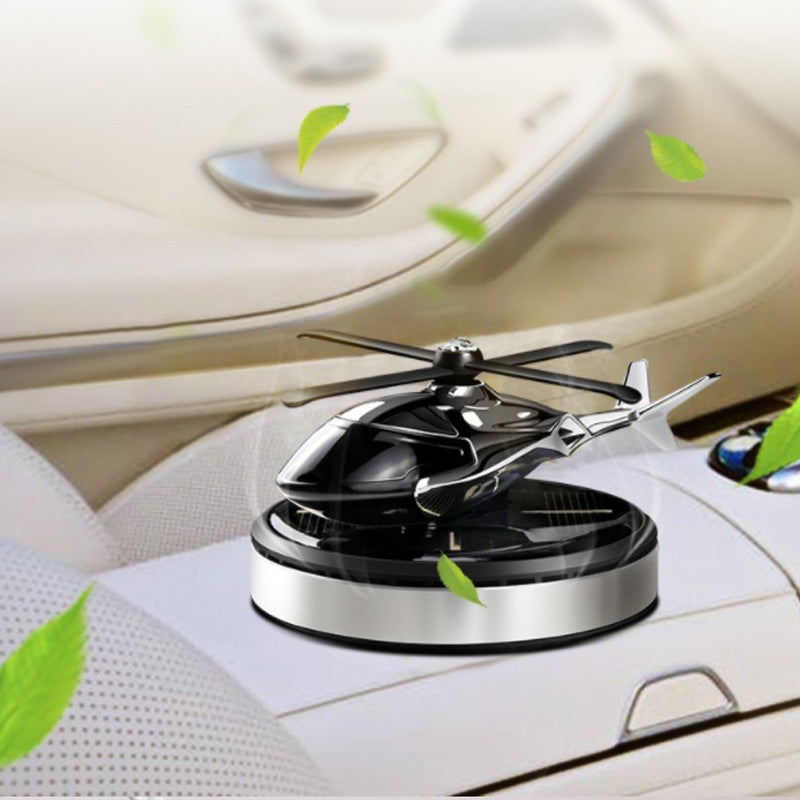 (🔥Last Day Promotion - 70%OFF) Car Aromatherapy Solar Helicopter Decoration（Buy 2 Free Shipping）