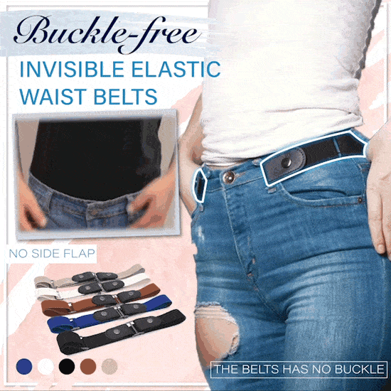 🔥(HOT SALE - 49% OFF) Buckle-free Invisible Elastic Waist Belts