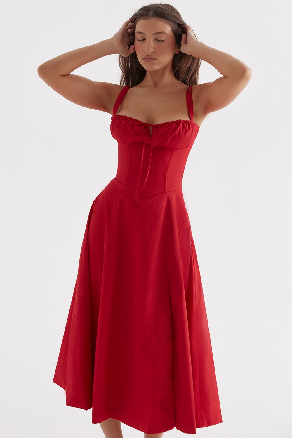 🔥Limited Time Sale 48% OFF🎉CARMEN PRINT BUSTIER SUNDRESS(Buy 2 get free shipping)