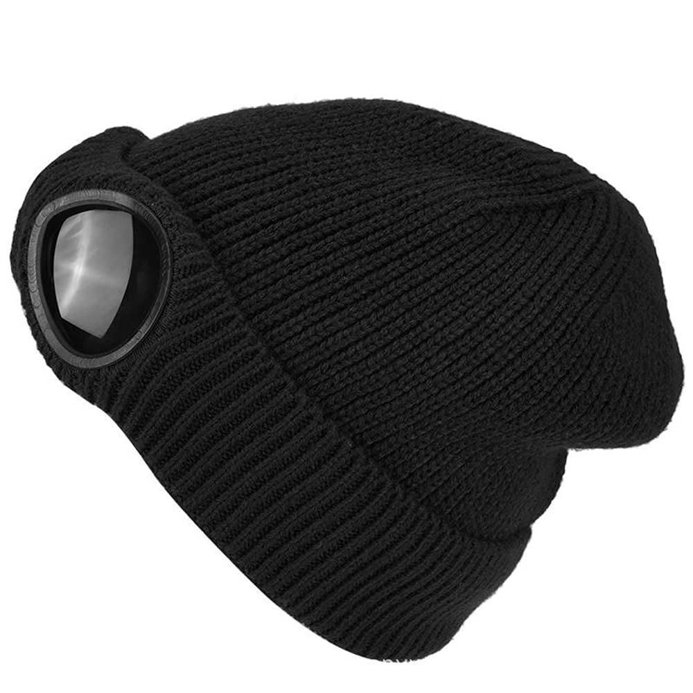 💥LAST DAY SALE 50% OFF💥Unisex Goggle Knitted Beanie Hat