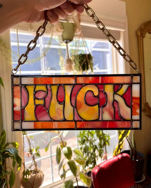 🔥Last Day Sale - 60% OFF🎁F*CK Suncatcher