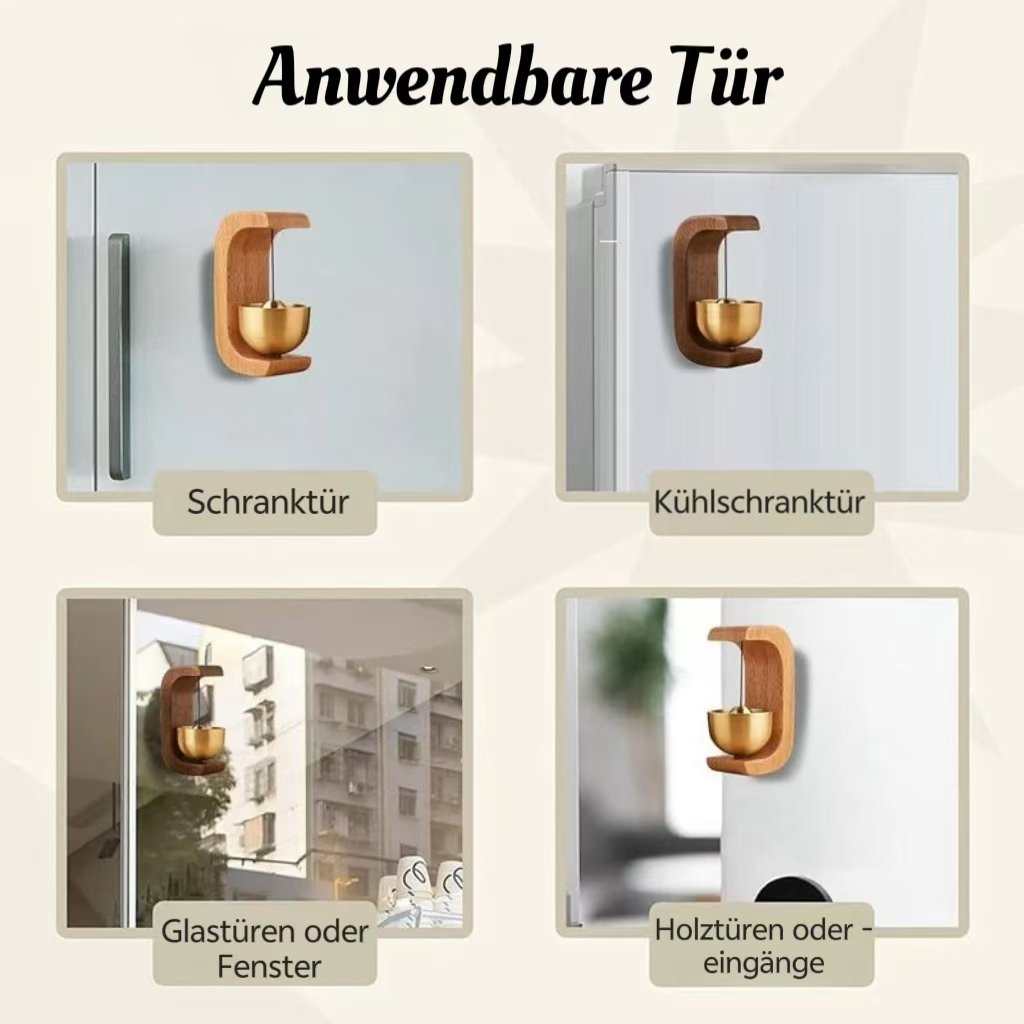 🎐Bandcord™ C-förmiges Windspiel aus Holz