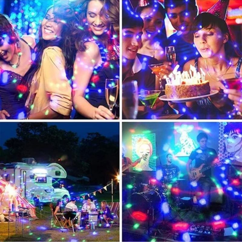 🎄Early Christmas Sales🎁🔥Colorful Rotating Disco Ball Light