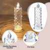 💥LAST DAY SALE 50% OFF💥Rose Shadow LED Flameless Candle Lights⚡BUY 2 GET 1 FREE
