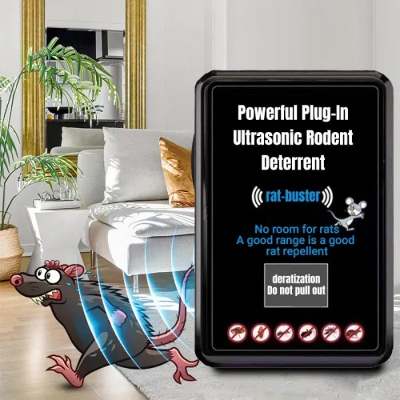 Last Day Promotion 70% OFF - 🔥Powerful Plug-In Ultrasonic Rodent Deterrent