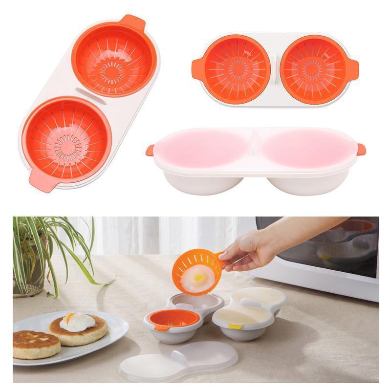 🎄Christmas Deals-49% OFF🎁Edible Silicone Drain Egg Boiler Set, Buy 2 Free Shipping