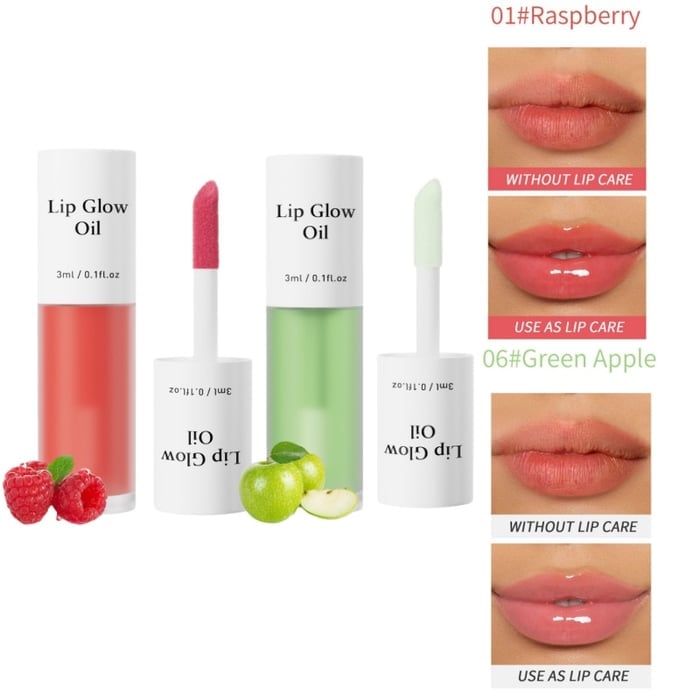 💋 Get the Perfect Pout✨ Tinted Lip Glow Oil - For Lush, Hydrated Lips with a Natural Glow! 💖