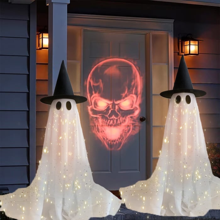 🔥Halloween Decoration Top 1 - 👻✨Giant Glittering Ghost - outdoor/indoor
