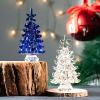 🔥🎄Handmade stained glass miniature Christmas tree, luminous glass Christmas tree, Christmas ornaments glass tree decoration, Christmas gift🎄