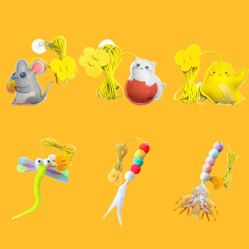 💥LAST DAY SALE 50% OFF💥Hanging Bouncing Cats Toy⚡BUY 1 GET 1 FREE