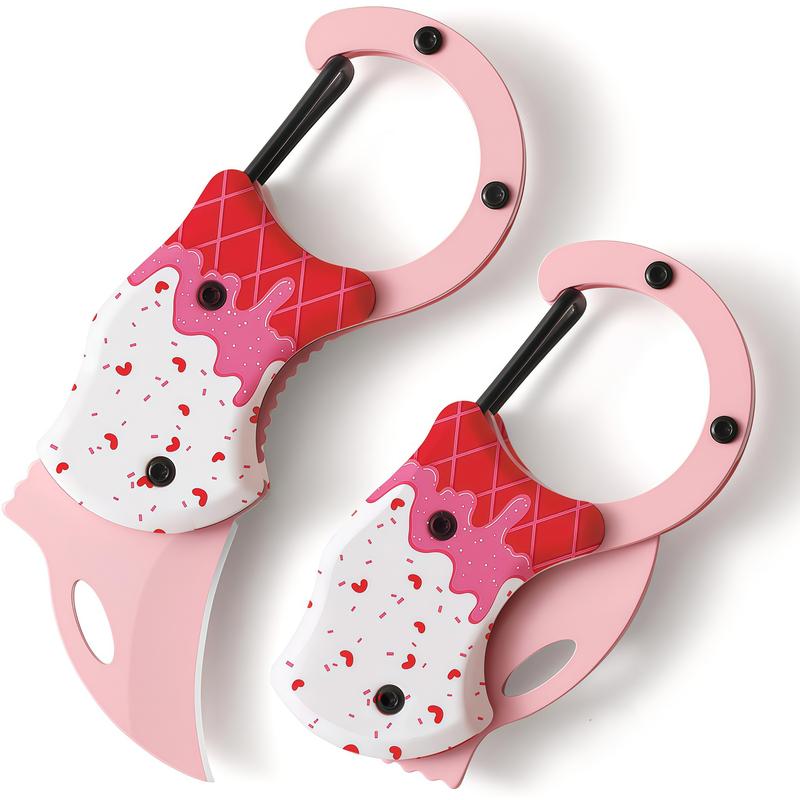 🍩 Pink Donut Pocket Knife