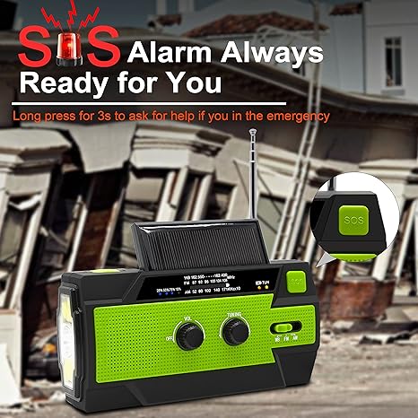 🔥Strawthought™ Emergency Crank Weather Radio 2.0