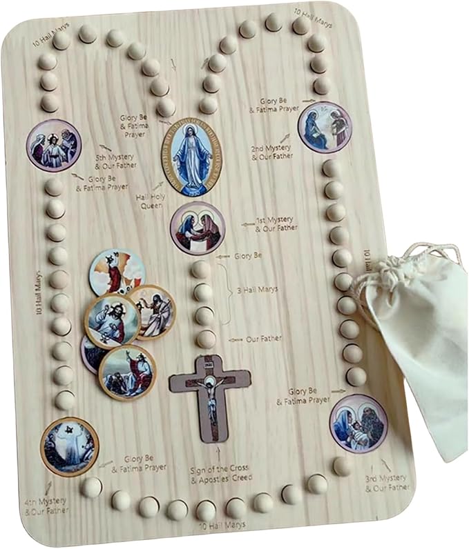 🔥LAST DAY SALE 50% OFF✝️Family Prayer Rosary Boards🎁Buy 2 Free Shipping