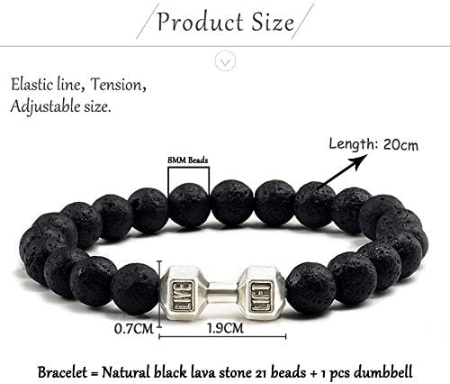 🔥Last DAY ✨THE 2ND ONE 50% OFF🔥 - Dumbbell Bracelet🔥BUY 2 FREE SHIPPING