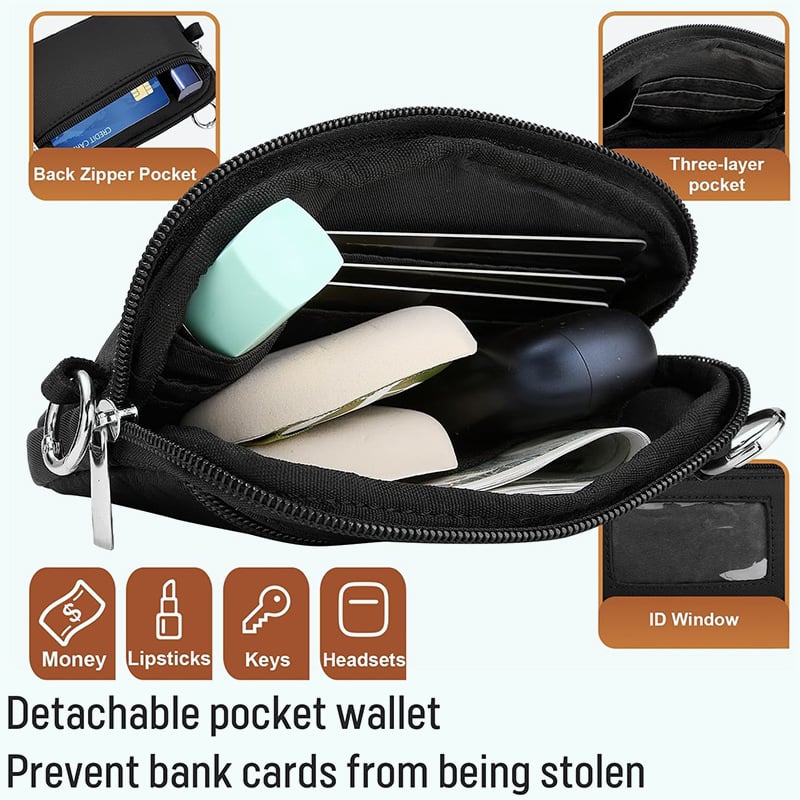 🔥 2025 HOT SALE 49% OFF-Adjustable Phone Lanyard Crossbody Strap with Wallet