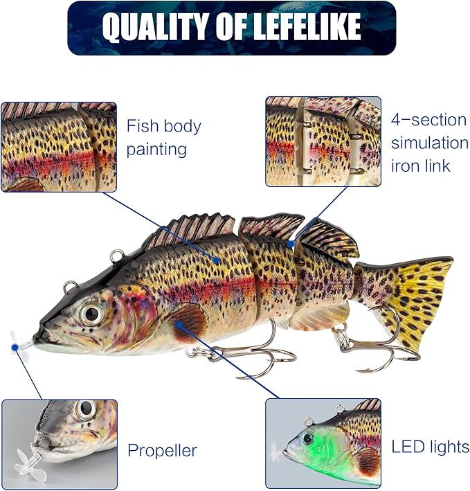 🔥Last Day Sale 49% OFF - Robotic Auto-Swimming Fishing Lure, 🎁BUY 2 FREE SHIPPING