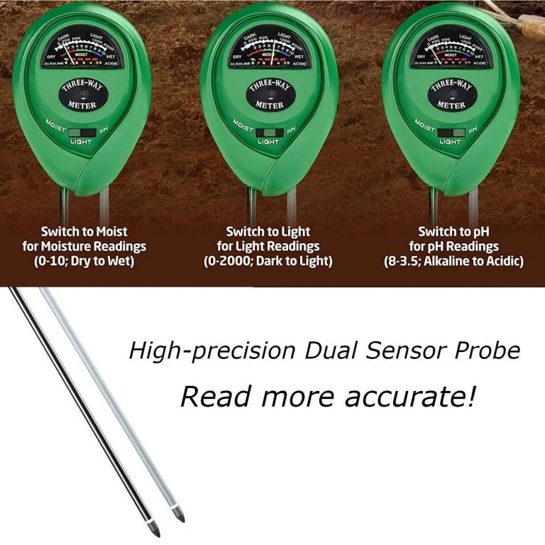 (SPRING HOT SALE-SAVE 50%OFF) Three-Way Soil Meter For Moisture, Light Intensity and pH Testing Meter