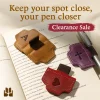 🔥Last Day Promotion 50% OFF🔥Personalized Magnetic Leather Pen Holder Bookmark