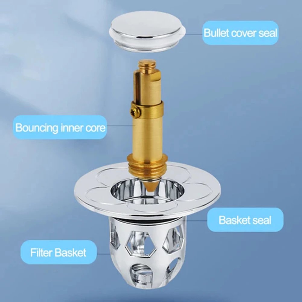 (Last Day Promotion 50% OFF) Universal Washbasin Water Head Leak-proof Plug, Buy 4 save 20%