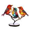 🔥Last Day 50% OFF🎉Birds on Branches Stained Glass Ornaments