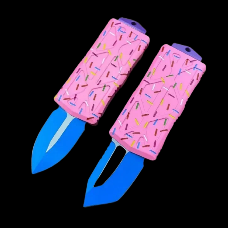 Exocet Pink Donut EDC Microtech Knife