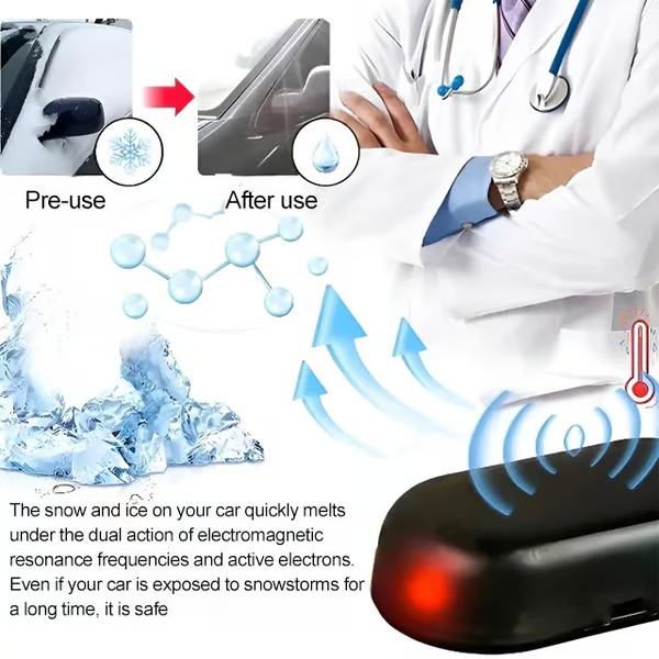 💥Black Hot Sales - 💥Electromagnetic wave anti freezing and snow removal device