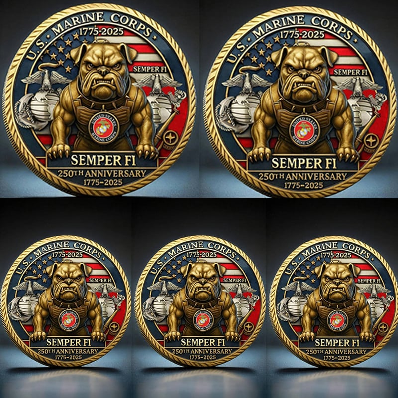 U.S. Marine Corps “Devil Dog” 250th Anniversary Commemorative Coin