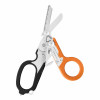 6 In 1 Emergency Rescue Foldable Shears with Strap Cutter & Glass Breaker & Oxygen Tank Wrench