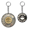 Vintage Phone Dial Keychain