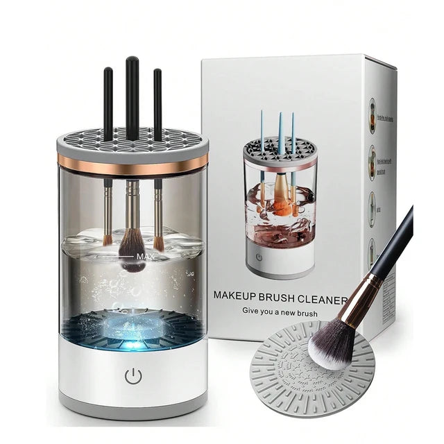 (🌲EARLY CHRISTMAS SALE - 49% OFF) Automatic Makeup Brush Cleaner, 🔥BUY 2 FREE SHIPPING