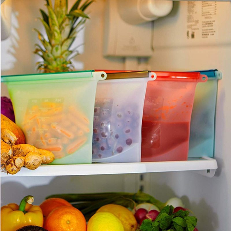 (Last Day Promotion-48% off🔥🔥)Reusable silicone food storage bags
