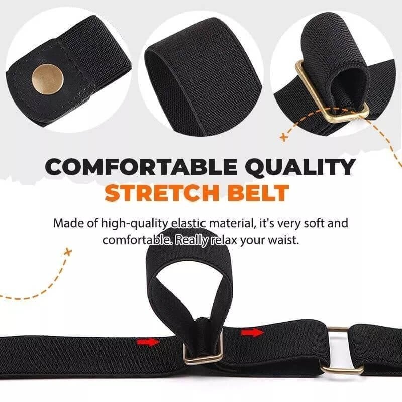 🔥Last Day Promotion 48% OFF-🎁- Buckle-free Invisible Elastic Waist Belts