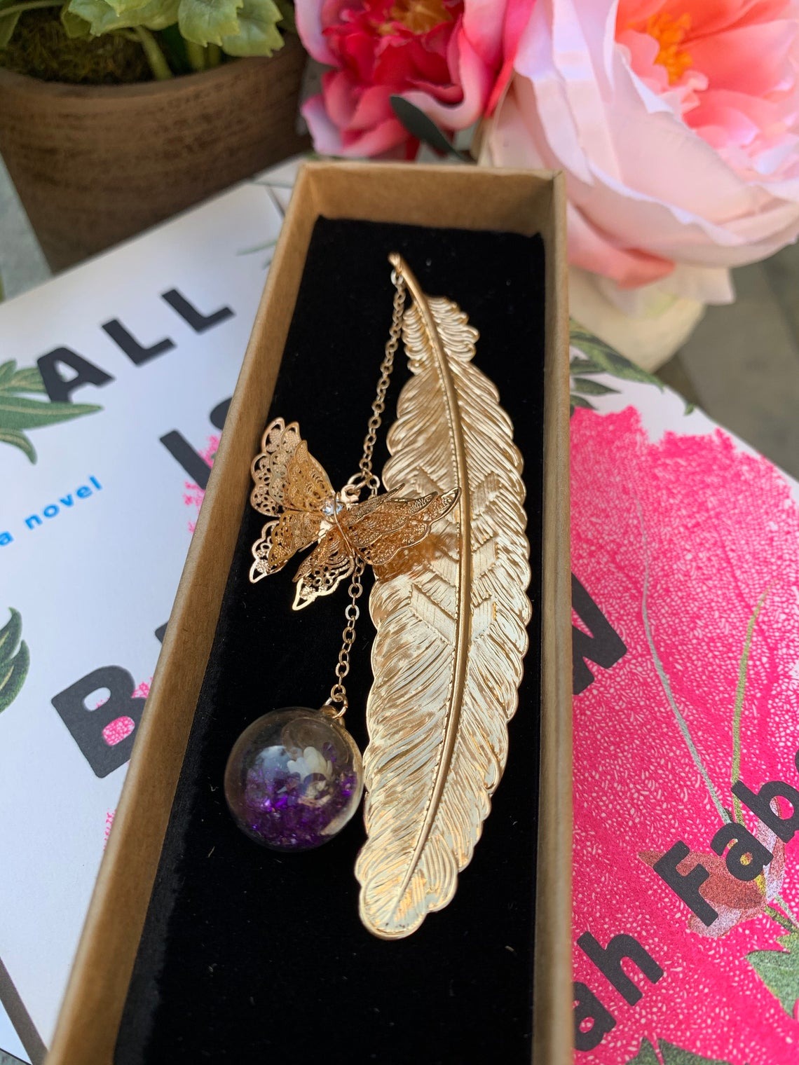 Summer Hot Sale 50% OFF - Metal Feather Bookmark(Gift box included)BUY 2 FREE SHIPPING