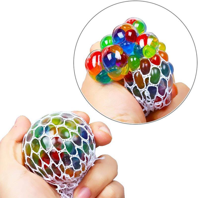 🎁2022 Best Stocking Stuffere-Anti-Stress Squishy Mesh Ball