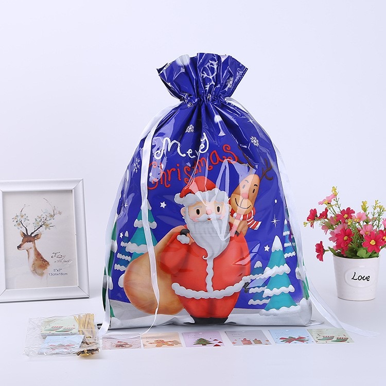 (🎄Early Christmas Sale🎄- Save 50% OFF) Drawstring Christmas Gift Bags(10 Pcs)- Buy 4 Get Free Shipping