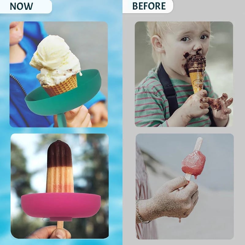 🔥Hot Sale 49% OFF🎉- Silicone Popsicle Ice Cream Stand